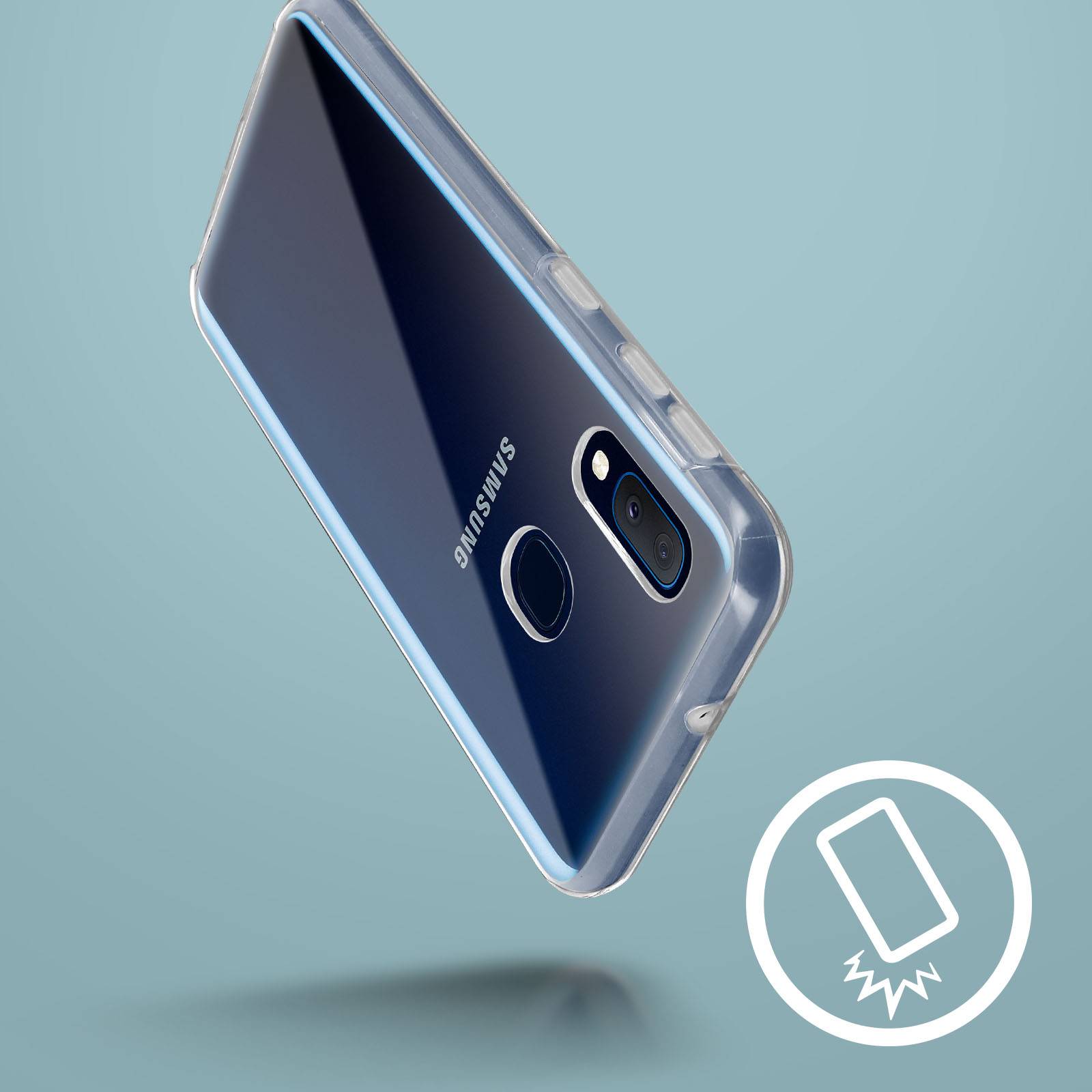 Coque Samsung Galaxy A20e Protection Arrière Rigide Avant Tactile-4