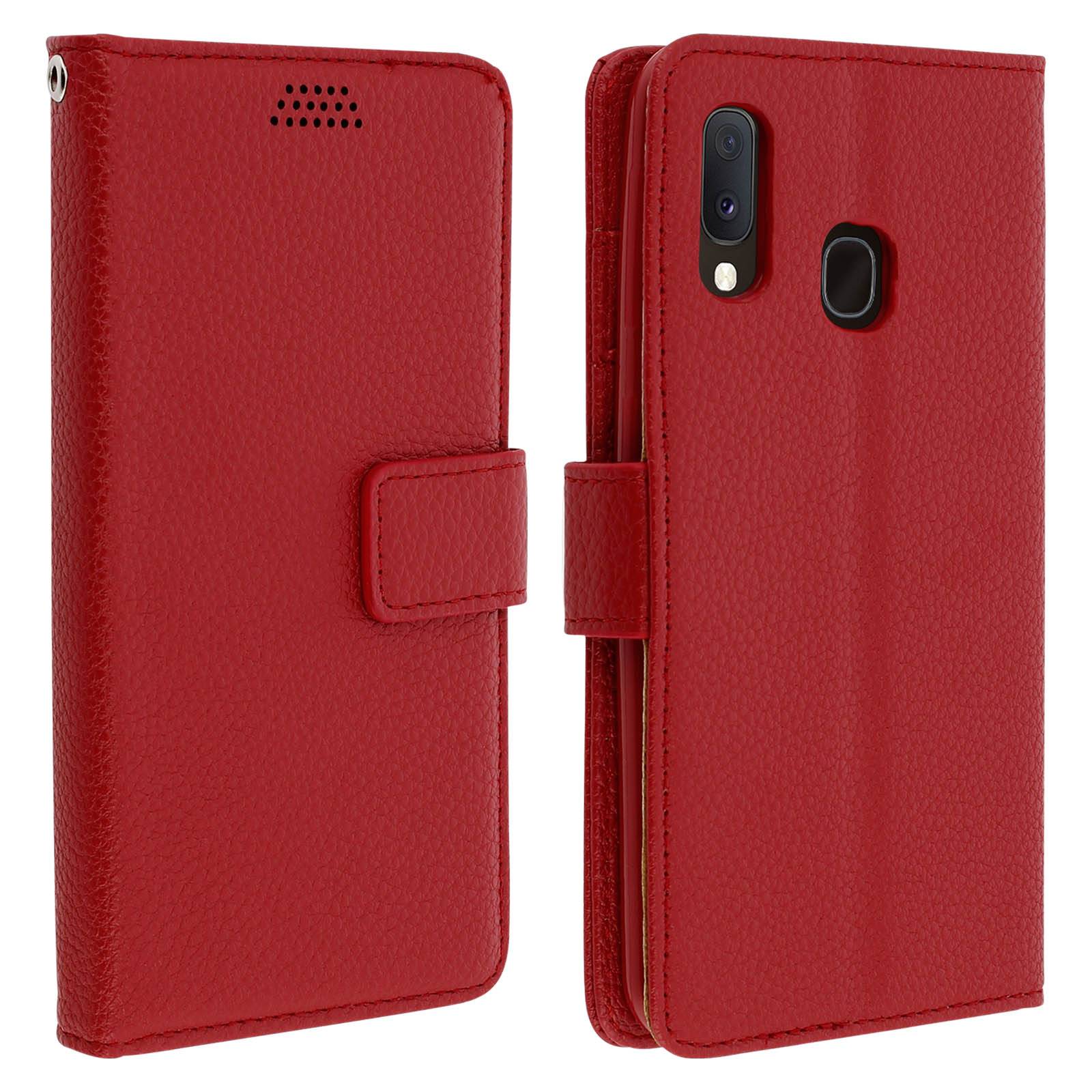 Housse pour Samsung Galaxy A20e Étui pour Huawei Folio Soft Touch Support Vidéo-0