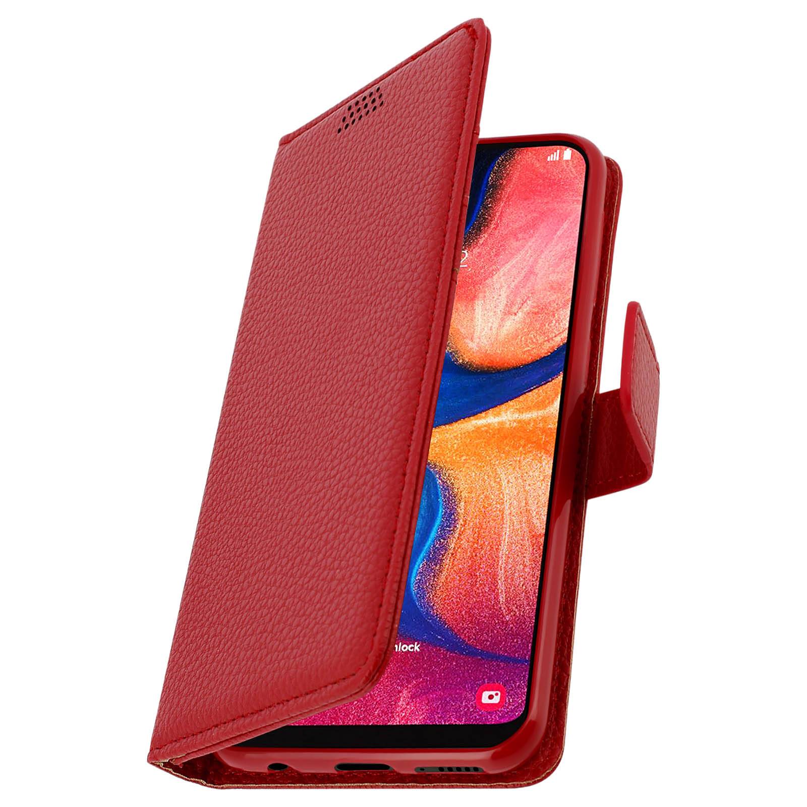 Housse pour Samsung Galaxy A20e Étui pour Huawei Folio Soft Touch Support Vidéo-1