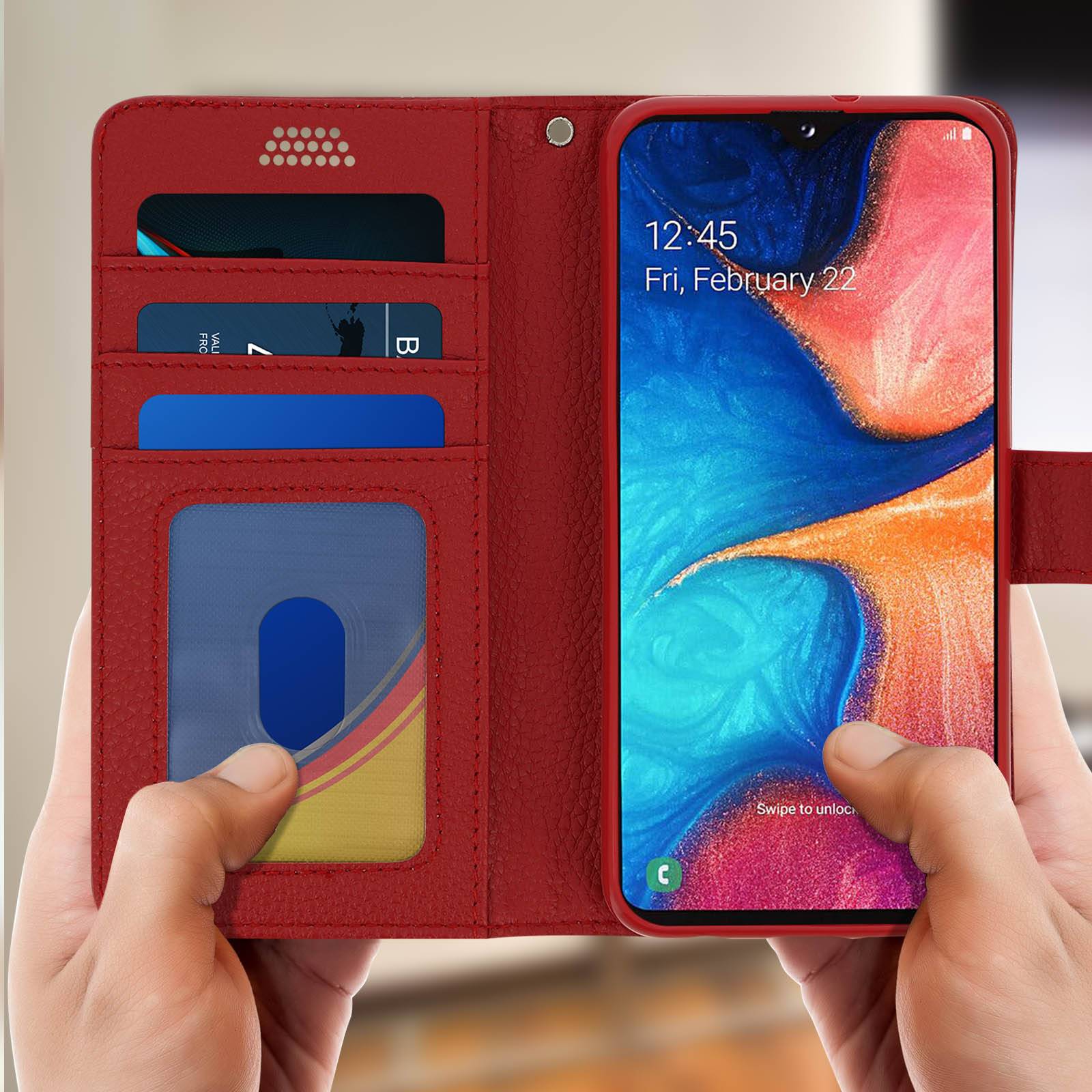 Housse pour Samsung Galaxy A20e Étui pour Huawei Folio Soft Touch Support Vidéo-2