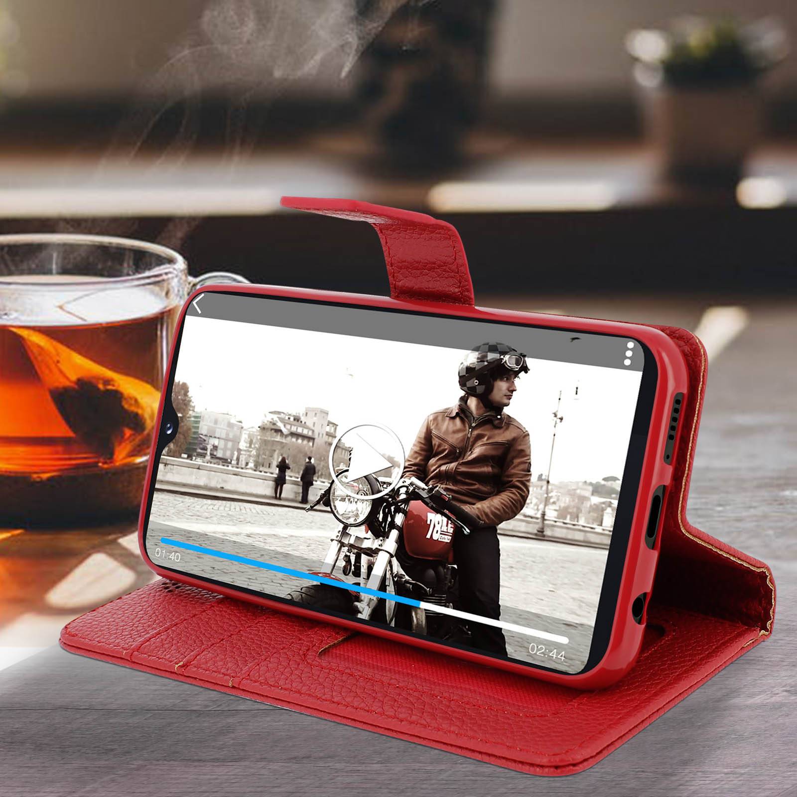 Housse pour Samsung Galaxy A20e Étui pour Huawei Folio Soft Touch Support Vidéo-3