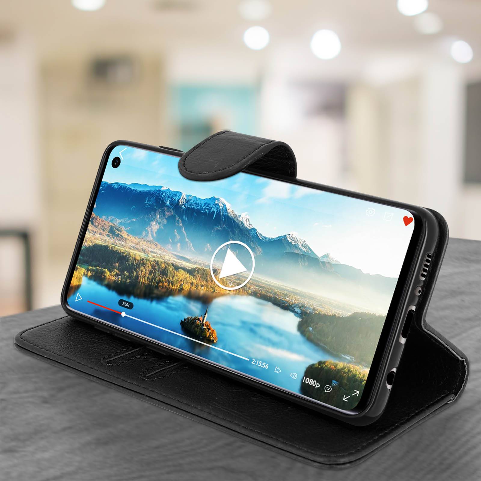 Housse pour Samsung Galaxy S10 Étui Portefeuille Support Stand-3