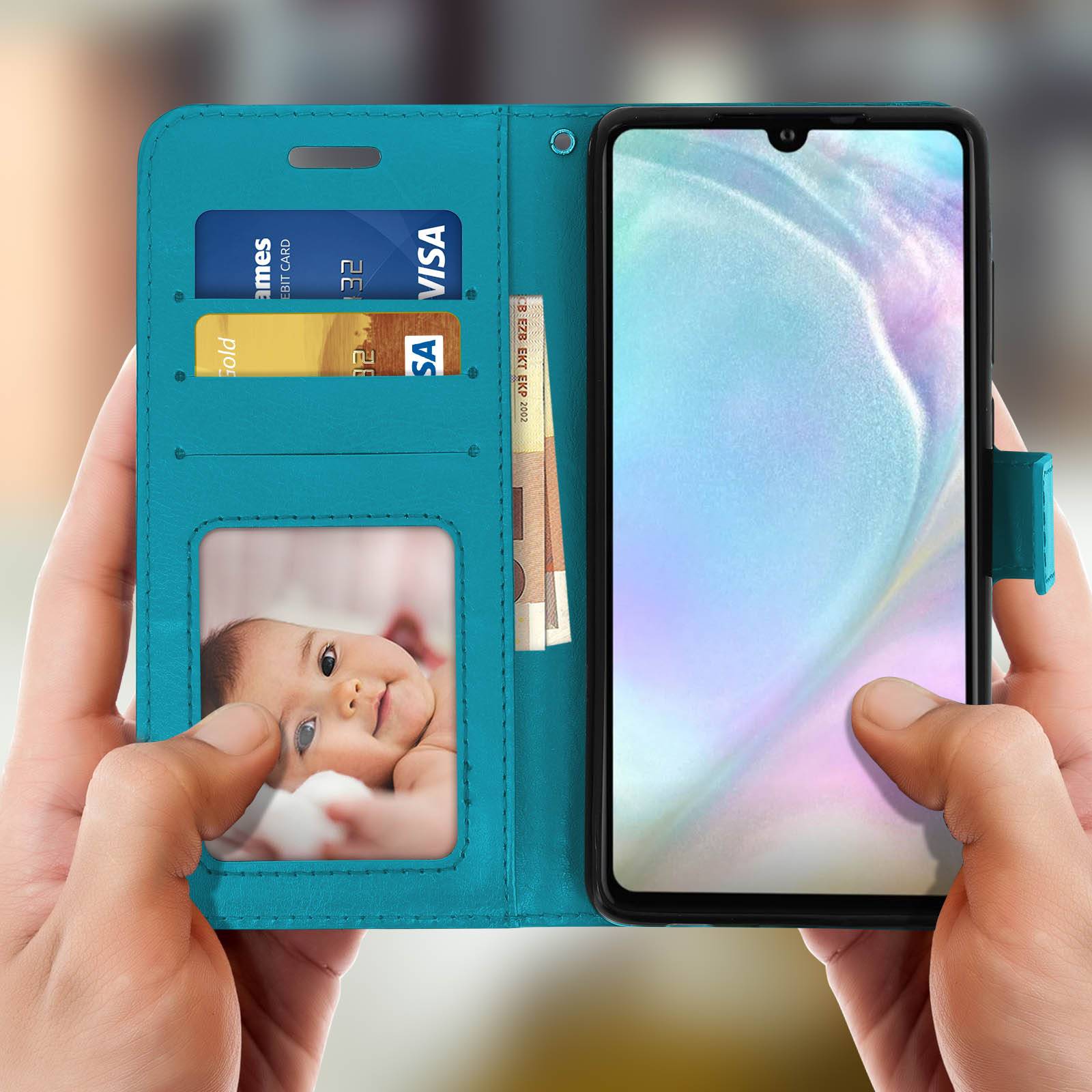 Housse pour Huawei P30 Étui Folio Portefeuille Fonction Support Vidéo-2