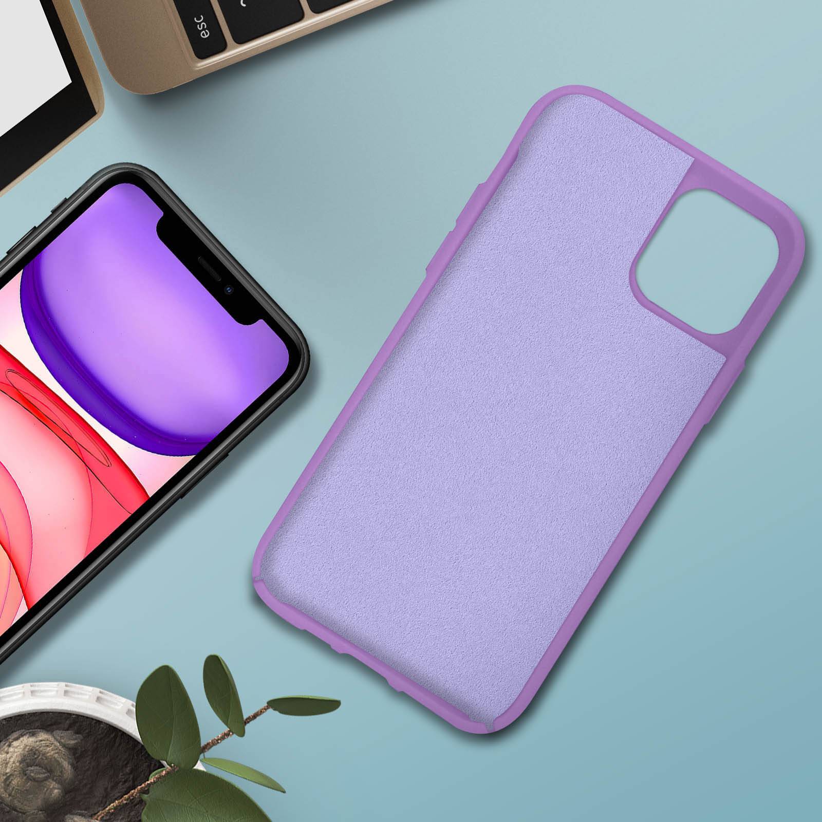 Coque pour iPhone 11 Silicone Semi-rigide Mat Finition Soft Touch-2