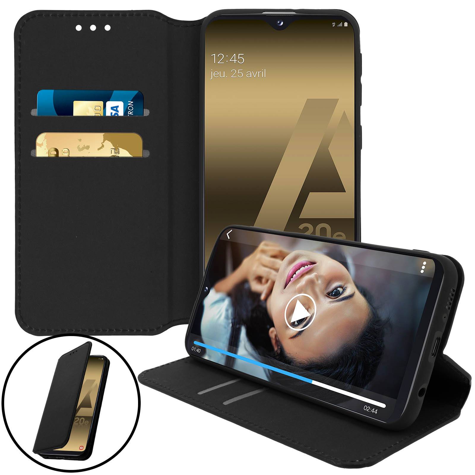 Housse pour Samsung Galaxy A20e Étui Folio Fonction Support Vidéo-1