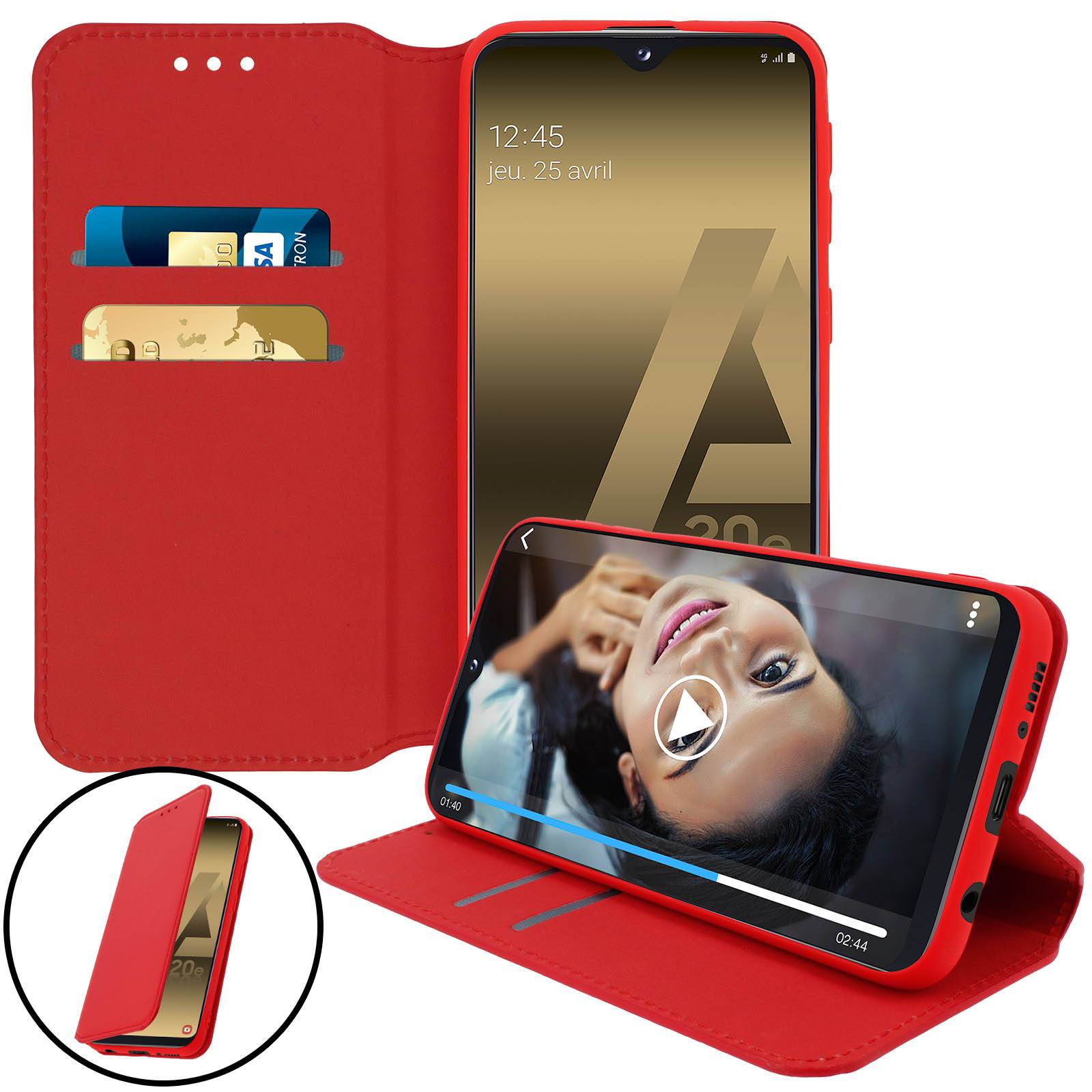 Housse pour Samsung Galaxy A20e Étui Folio Fonction Support Vidéo-1