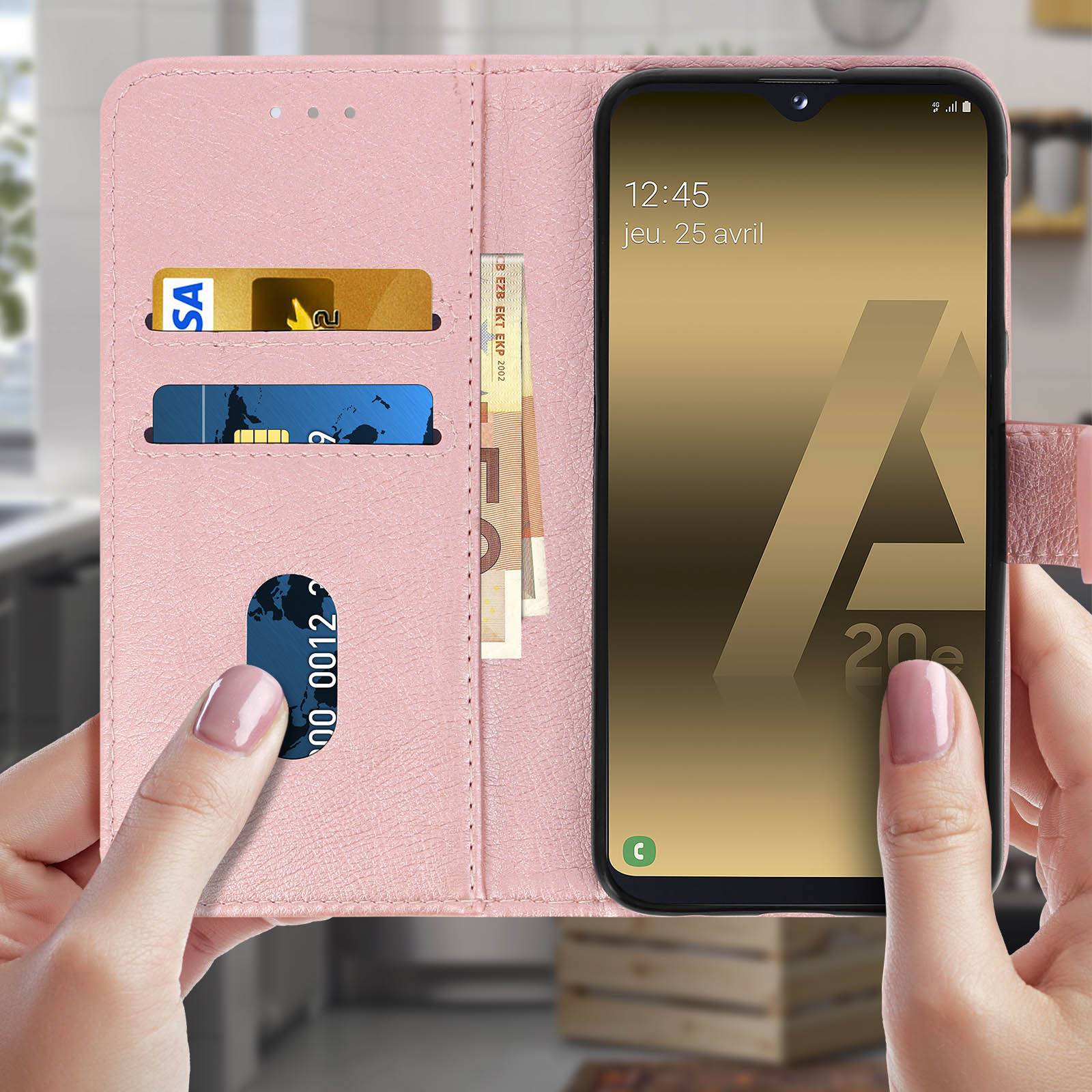 Housse pour Samsung Galaxy A20e Étui Porte-cartes Fonction Support-2