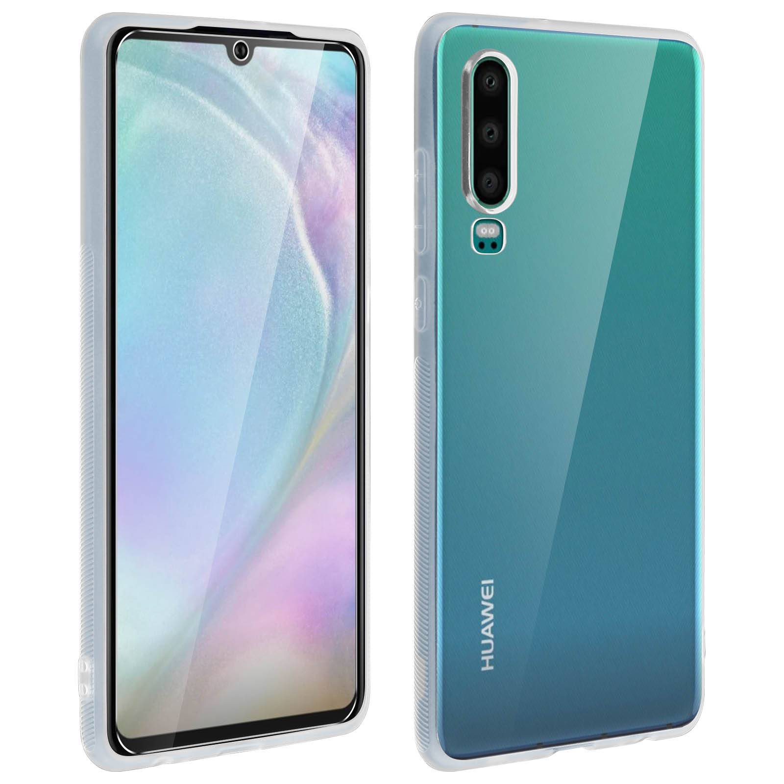 Coque Huawei P30 Silicone Gel + Film Ecran Verre Trempé-0