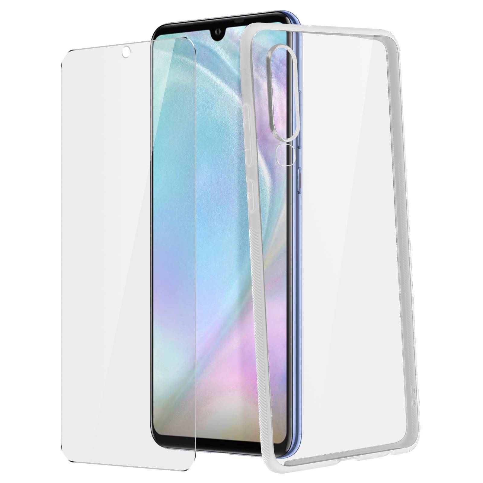 Coque Huawei P30 Silicone Gel + Film Ecran Verre Trempé-1