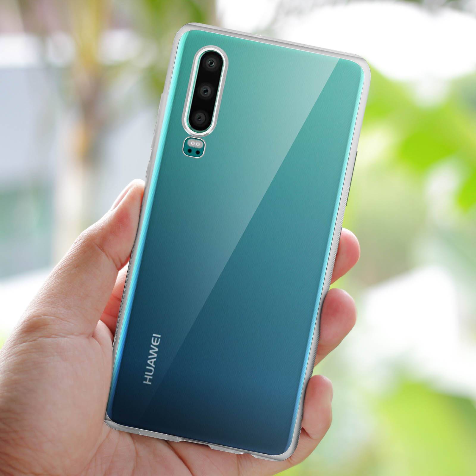 Coque Huawei P30 Silicone Gel + Film Ecran Verre Trempé-2