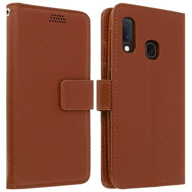 Housse pour Samsung Galaxy A20e Étui Folio Soft Touch Support Vidéo