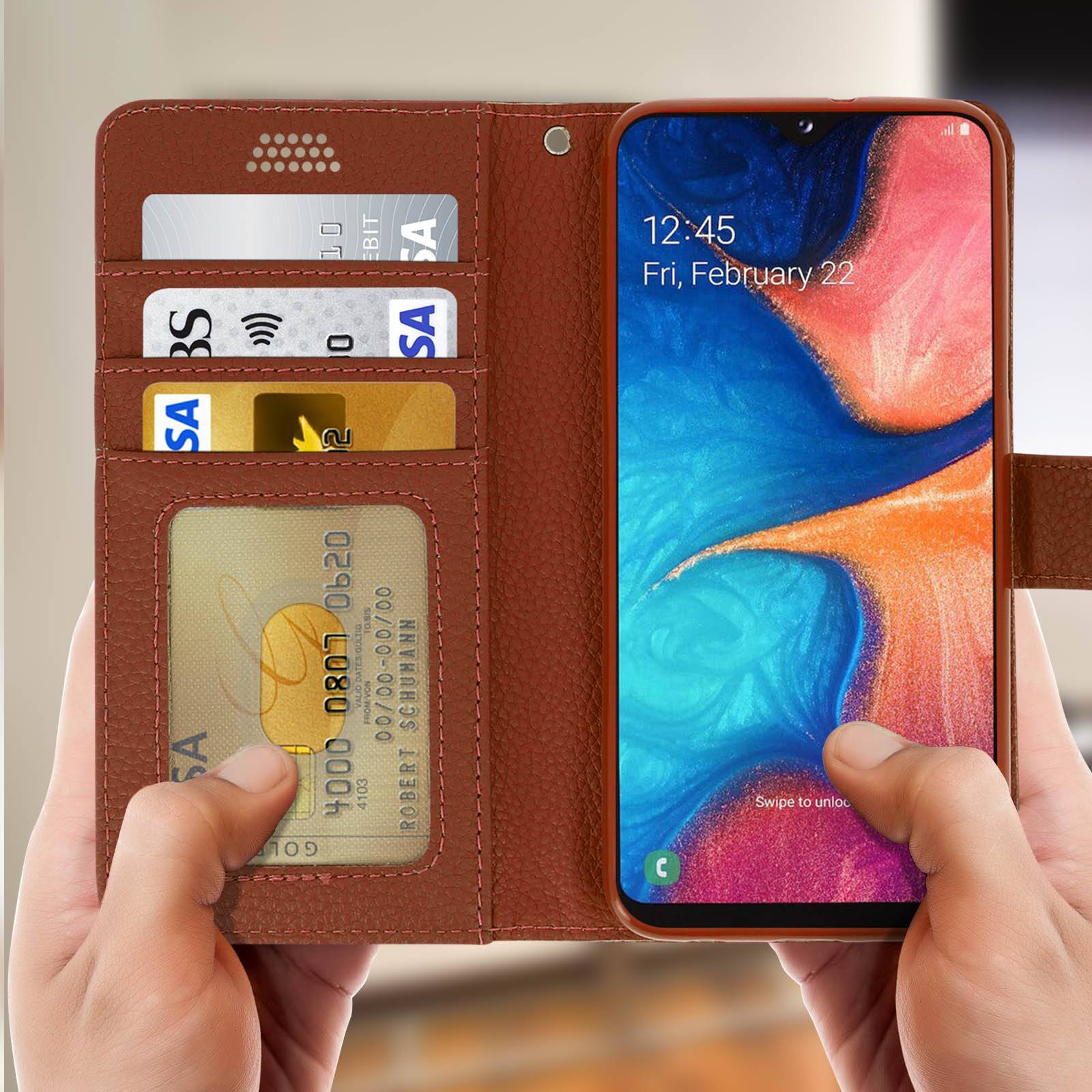 Housse pour Samsung Galaxy A20e Étui Folio Soft Touch Support Vidéo-2