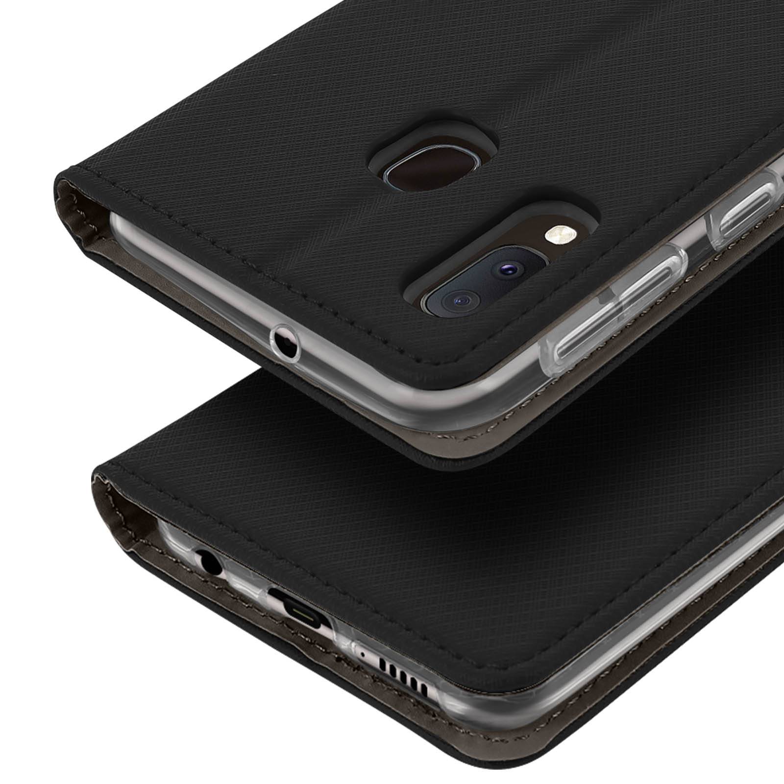 Étui pour Samsung Galaxy A20e Housse Portefeuille Porte-carte Support Vidéo-4