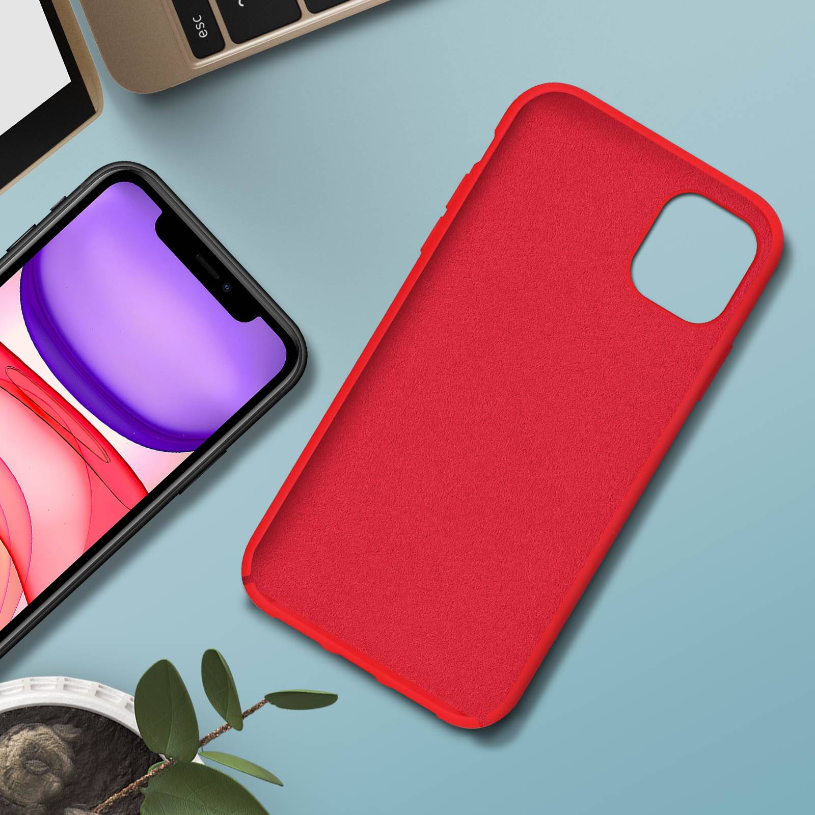 Coque pour iPhone 11 Soft-Touch en Silicone Série Fast Cover-2