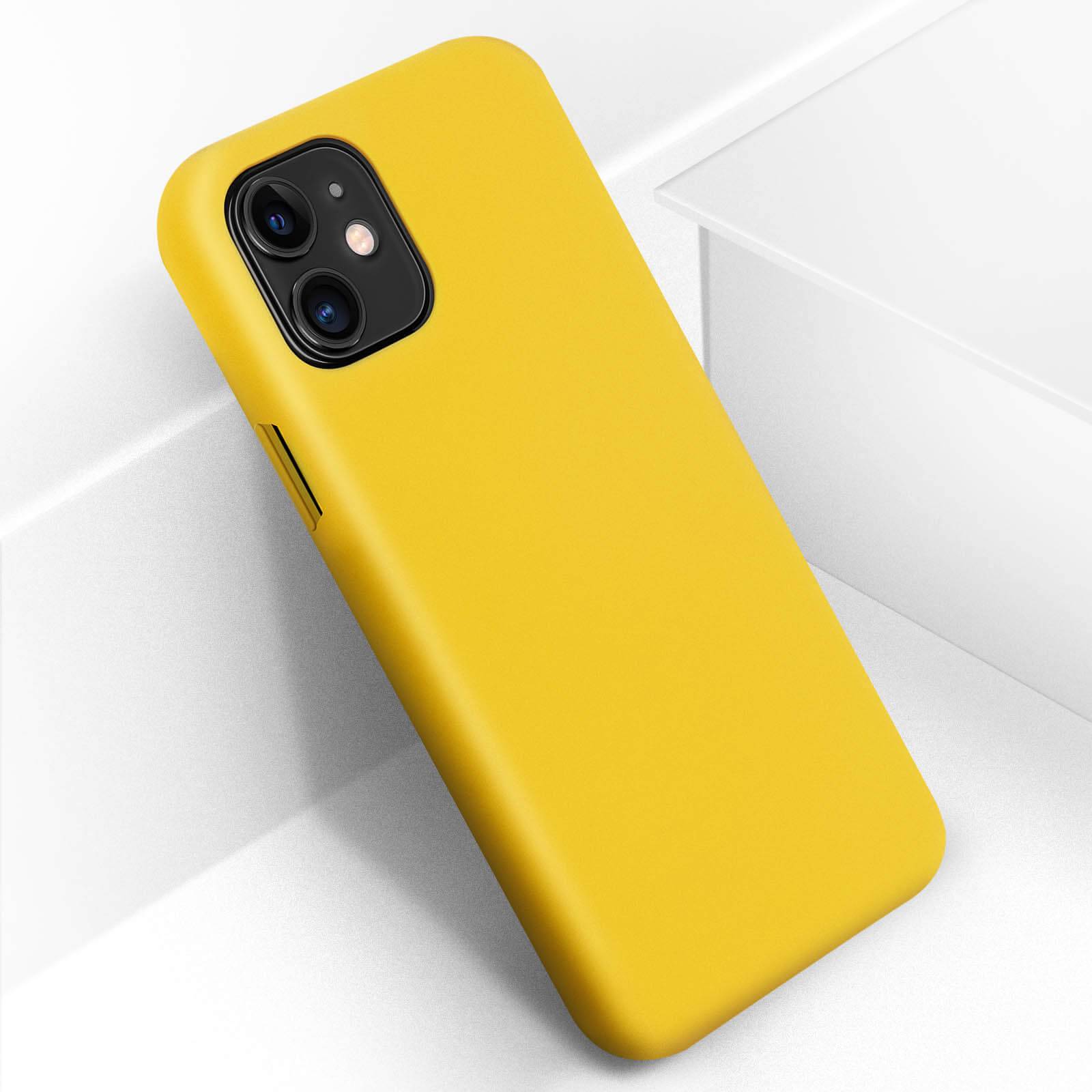 Coque pour iPhone 11 Silicone Semi-rigide Mat Finition Soft Touch-1