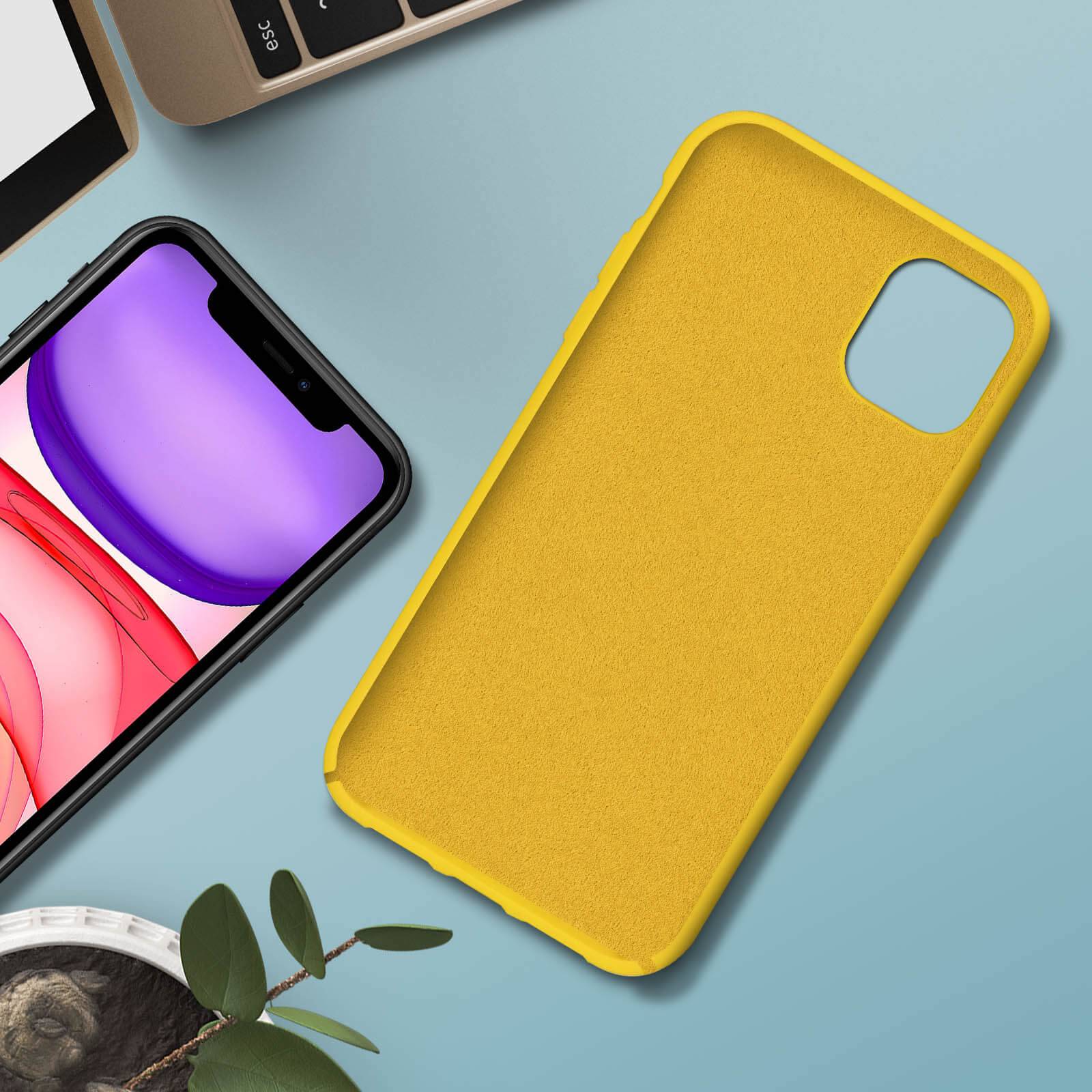 Coque pour iPhone 11 Silicone Semi-rigide Mat Finition Soft Touch-2