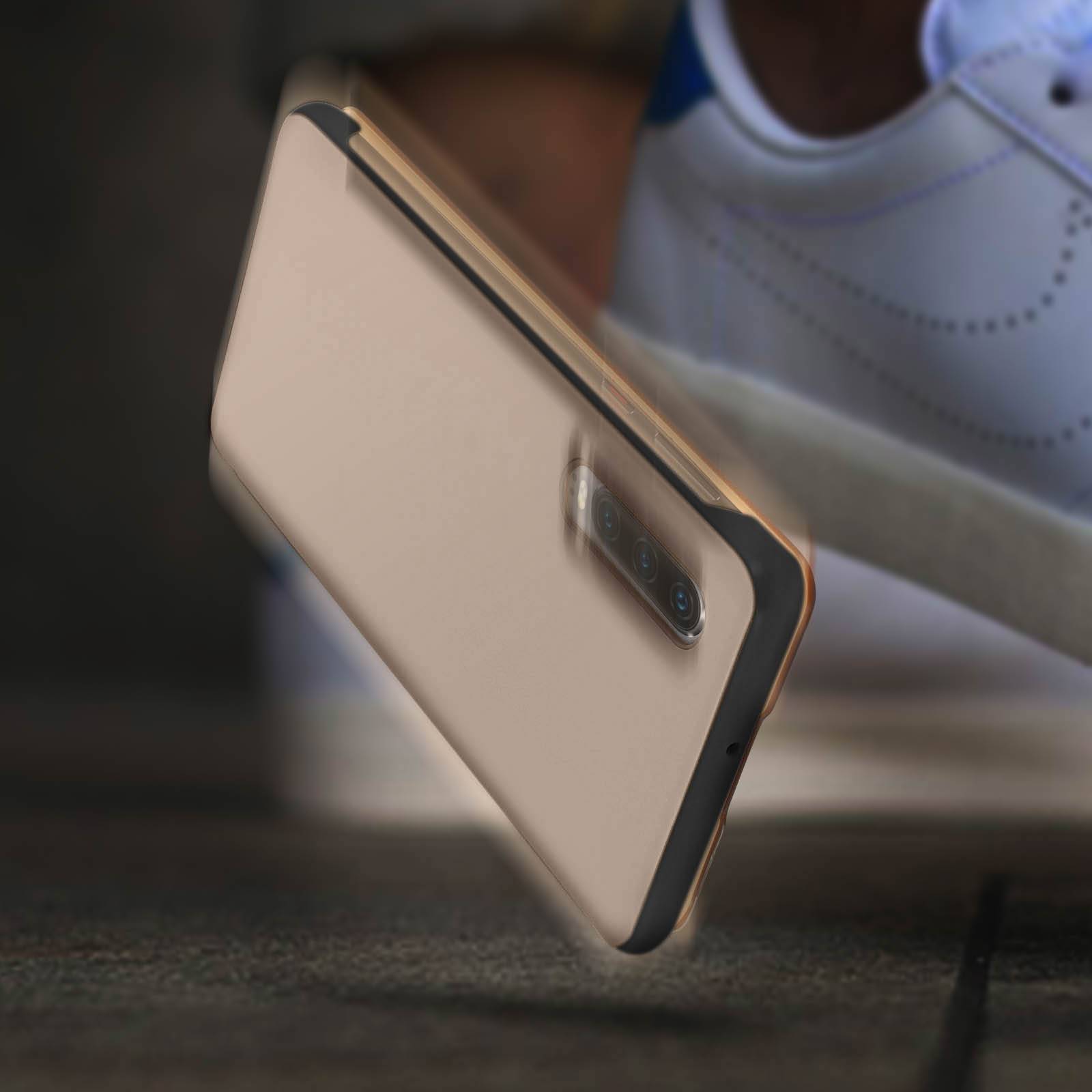 Housse pour Huawei P30 Étui Grande Fenêtre Translucide Coque Rigide-3