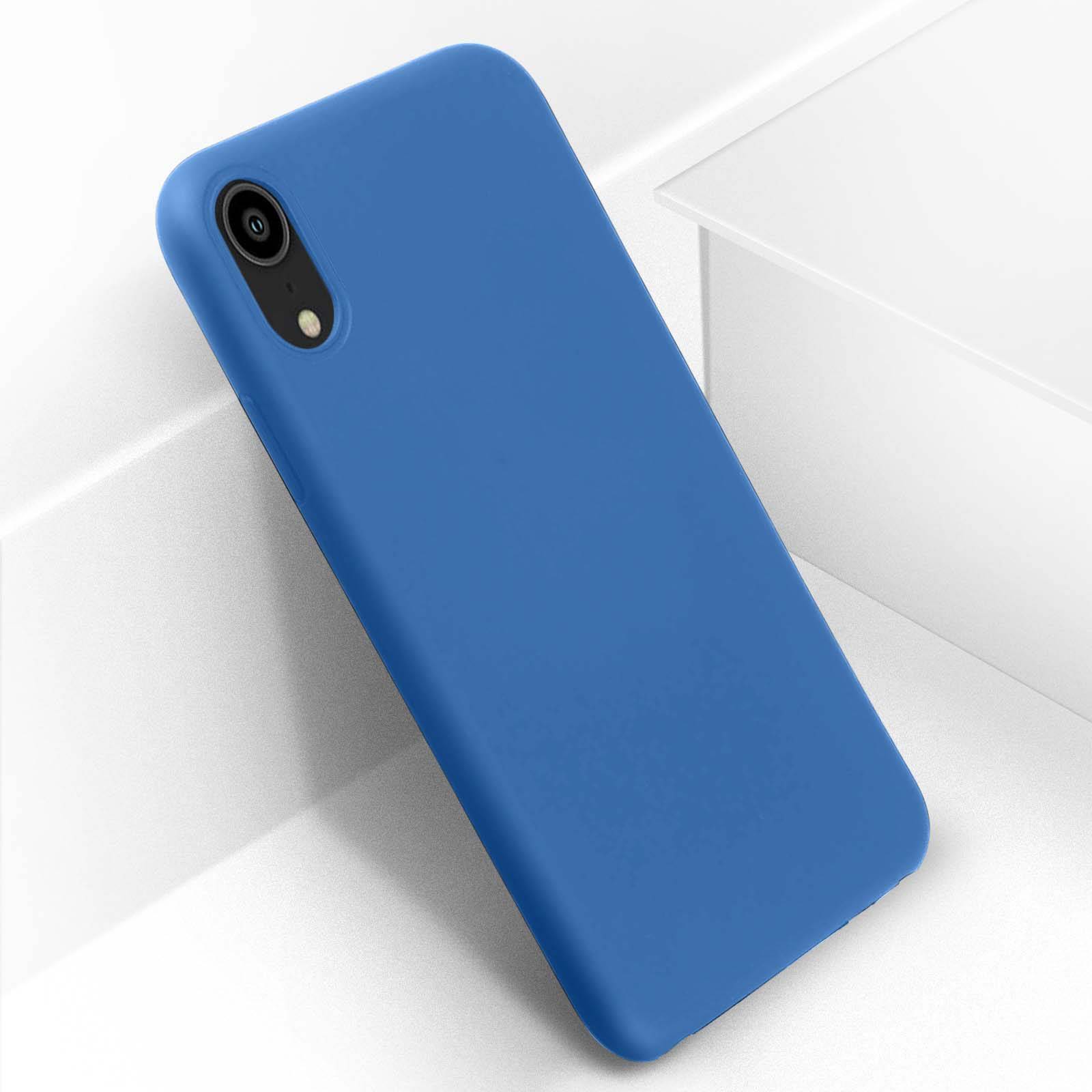 Coque pour iPhone XR Silicone Semi-rigide Mat Finition Soft Touch-1