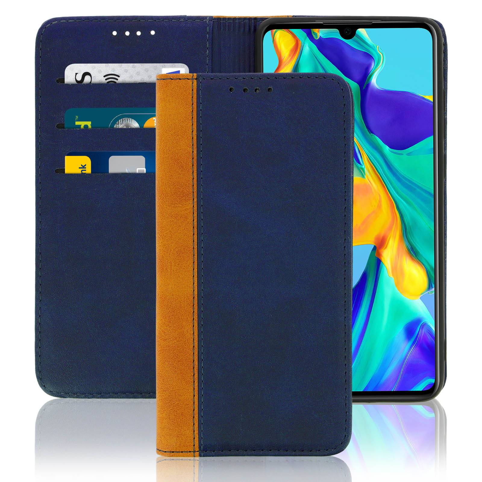 Housse pour Huawei P30 Étui Portefeuille Rangement carte support vidéo-1