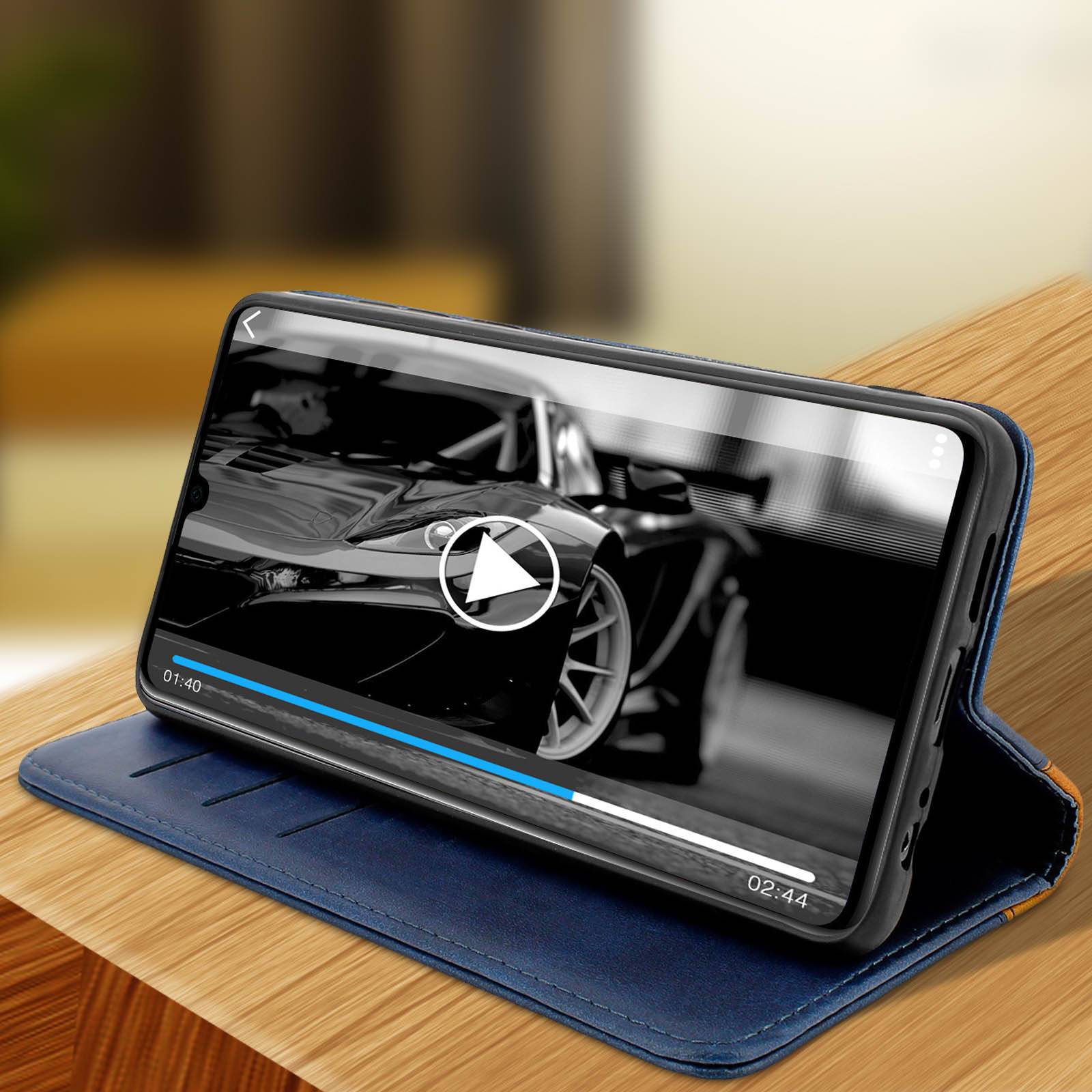 Housse pour Huawei P30 Étui Portefeuille Rangement carte support vidéo-4