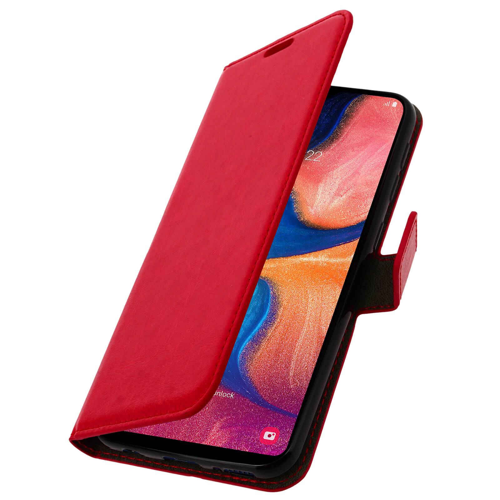 Housse pour Samsung Galaxy A20e Étui Porte carte Support Vidéo Vintage-1