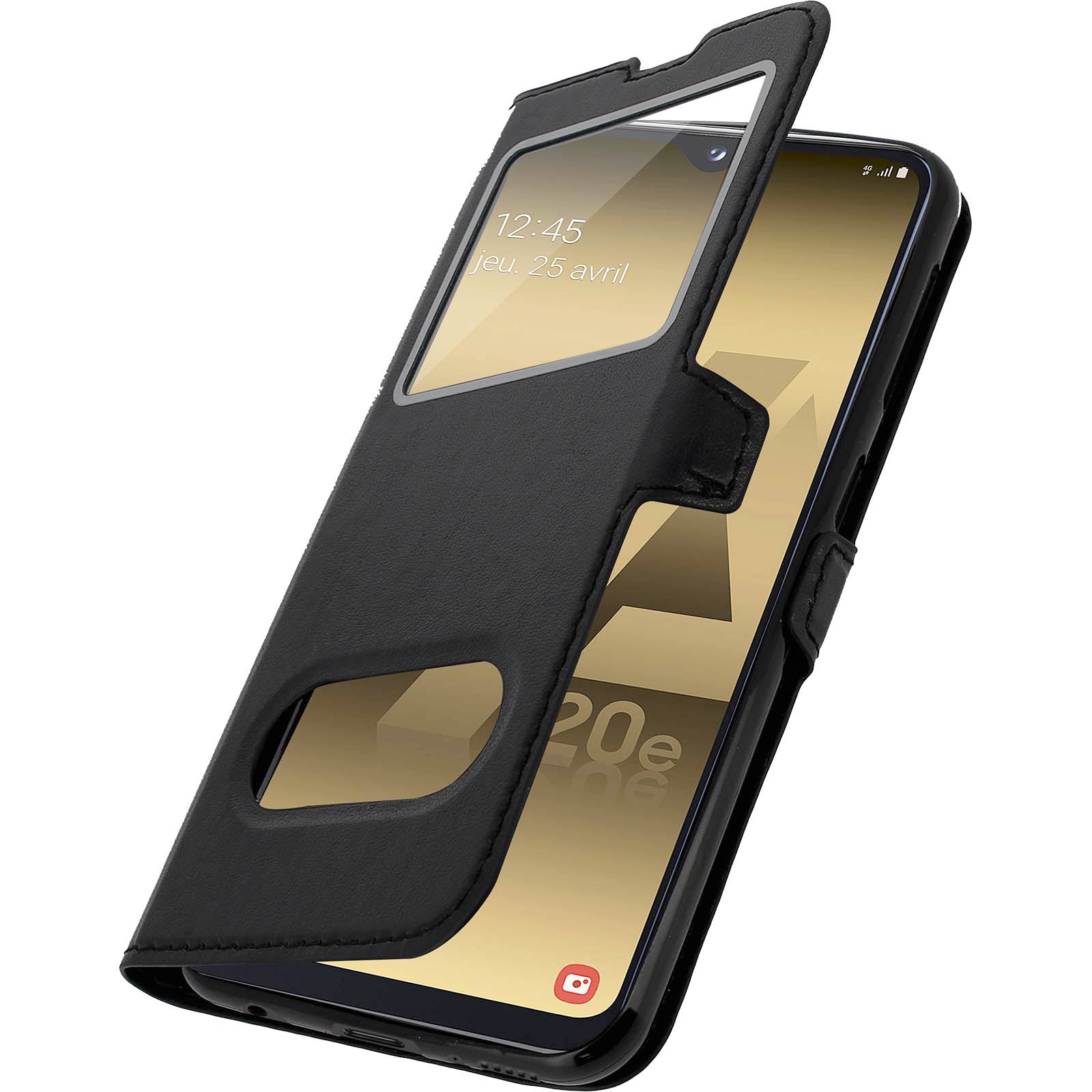 Housse pour Samsung Galaxy A20e Protection Double Fenêtre Fonction Stand-1