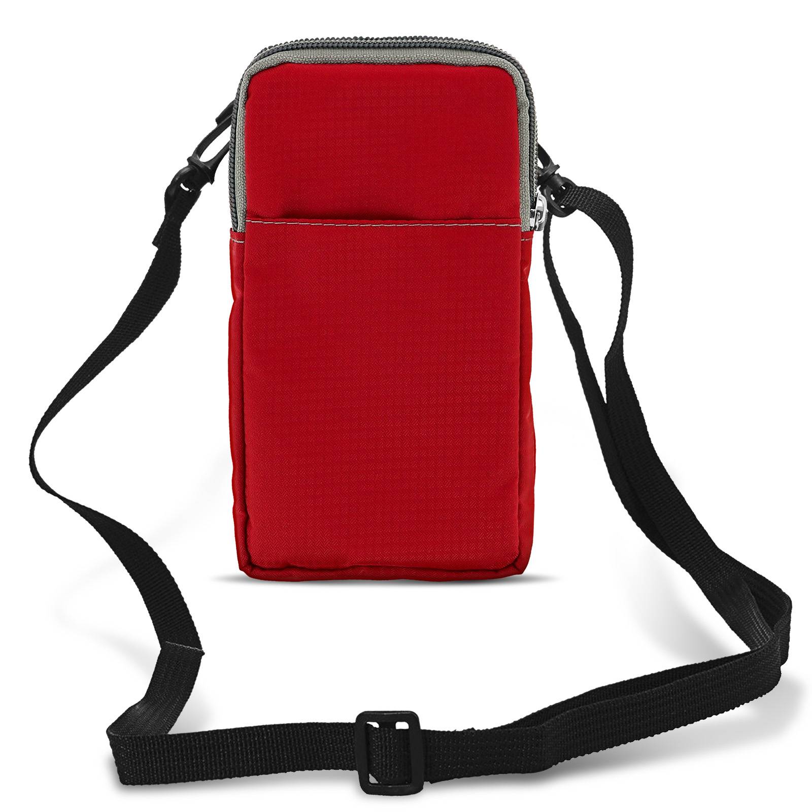 Étui pour Huawei Ceinture Smartphone Passant Ceinture Mousqueton Lanière 2 Poches-0