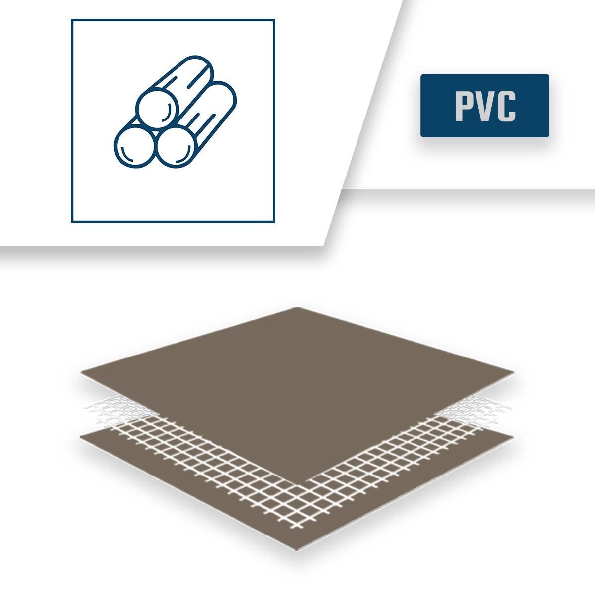 Bâche bois Tecplast lp640bo 2x3 m - taupe - garantie 8 ans-4