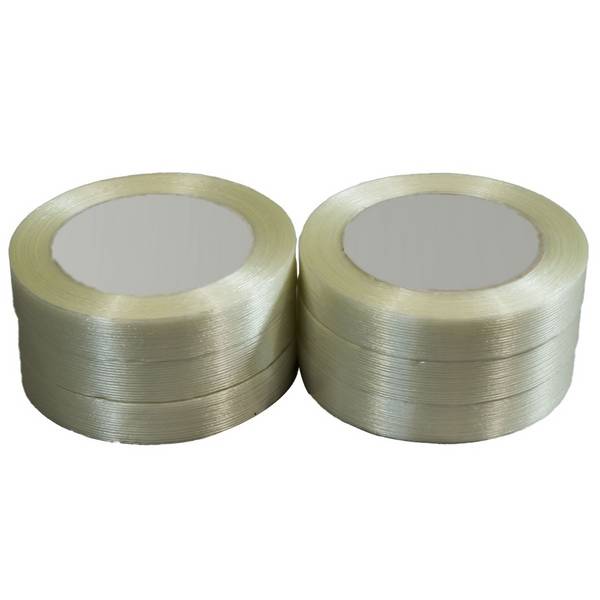 Ruban adhésif armé fil à fil transparent 130µ - 19 mm x 50 m - Carton 6 rouleaux