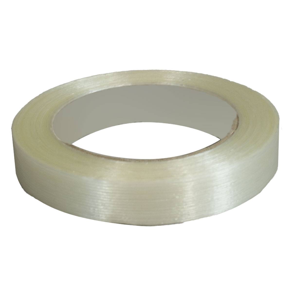 Ruban adhésif armé fil à fil transparent 130µ - 19 mm x 50 m - Carton 6 rouleaux-3