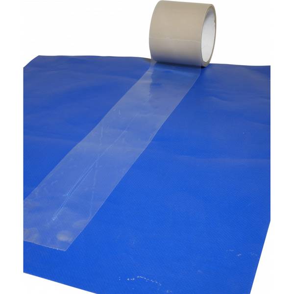 Adhésif de réparation bâches 100mm x 20m - Qualité PRO TECPLAST ADHREP