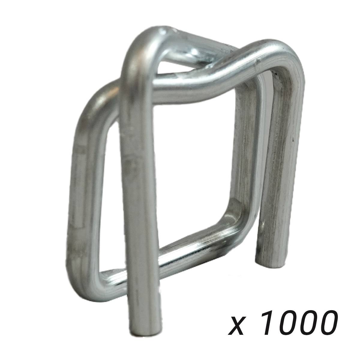 Boucle acier autobloquante 19 mm - Qualité PRO TECPLAST BC - Carton 1000 boucles-3