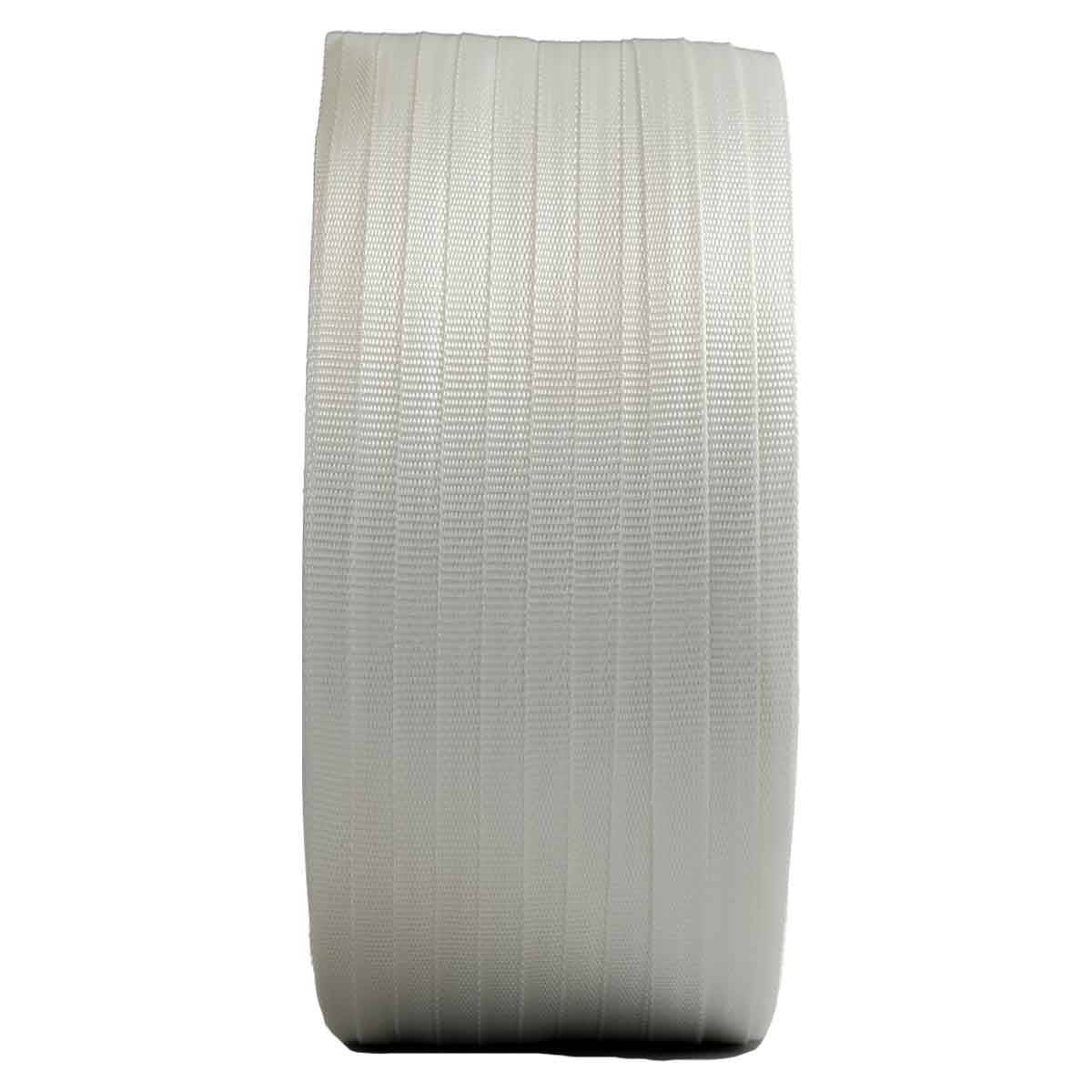 Feuillard polyester tressé 13 mm x 1100 m - Qualité PRO TECPLAST FT-2