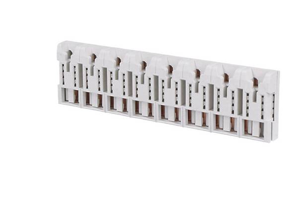 Répartiteur pour système embrochable RESI9 XE sans connecteur 8 modules - SCHNEIDER ELECTRIC - R9EXHS08