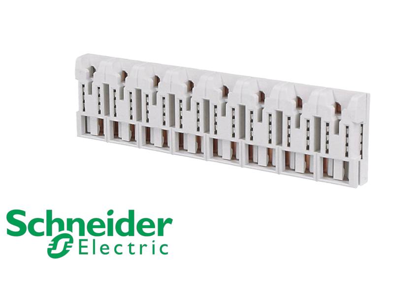 Répartiteur pour système embrochable RESI9 XE sans connecteur 8 modules - SCHNEIDER ELECTRIC - R9EXHS08-1