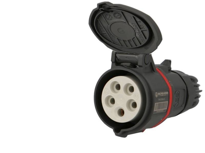 Prise triphasé femelle CEE, 5 x 16A, pour prolongateur Walther Neo - FW311506CC-0