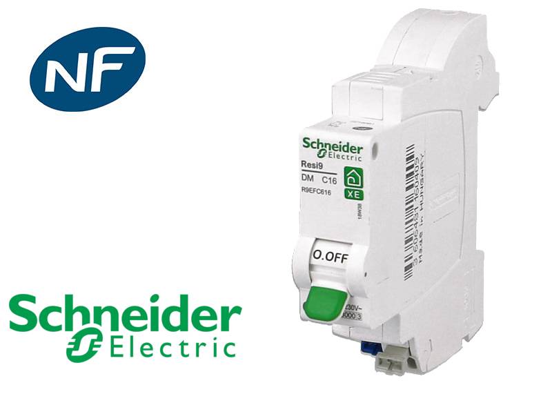 Disjoncteur DPN embrochable C2A Schneider Resi9 XE - R9EFC602-1