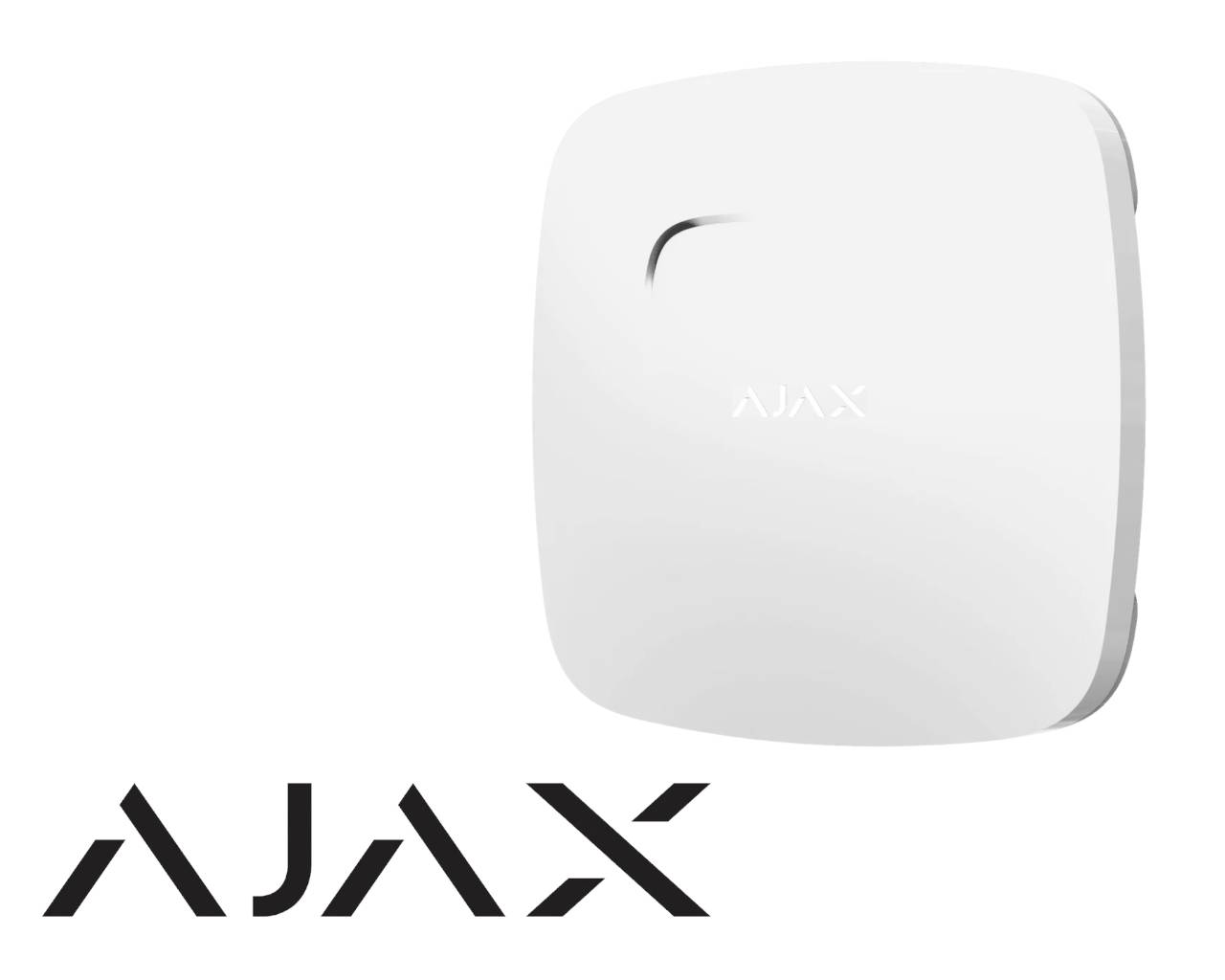Détecteur de fumée, chaleur & gaz carbonique sans fil AJAX FireProtectPlus, blanc - FIRE-PROTECT-PLUS-W-1