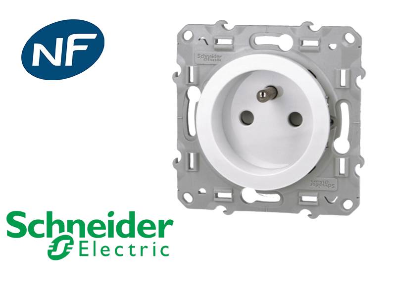 Prises de courant ODACE à vis 16A 2 connexions rapides 2P+T - SCHNEIDER ELECTRIC - S520059-1