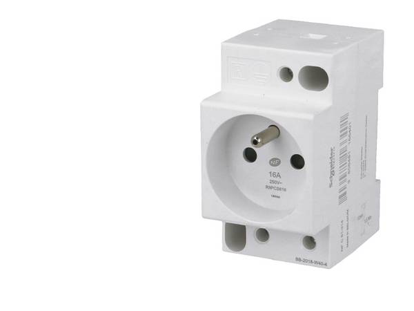 Prise de courant modulaire 2P+T 16A Schneider Resi9 XP - R9PCS616