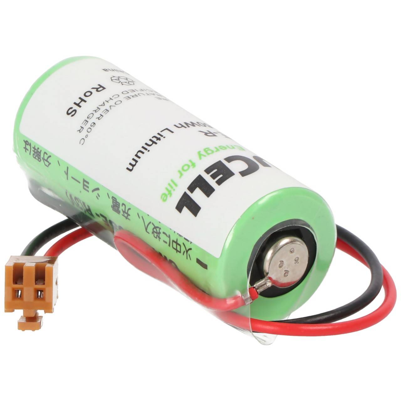 Pile Lithium CR17450E-R Taille A, avec câble et prise, batterie Fanuc A98L-0031-0012 (fiche prise, comparer)-3