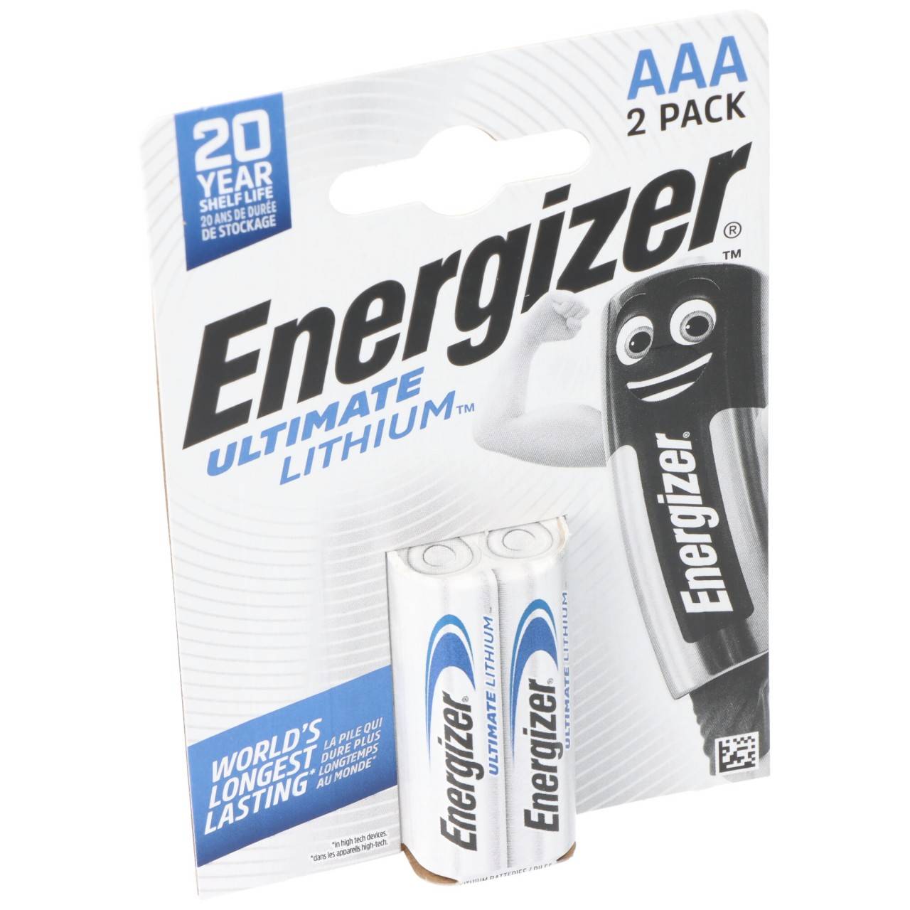 Pile au lithium Energizer L92 AAA, blister de 1,5 volts, 1260mAh-0