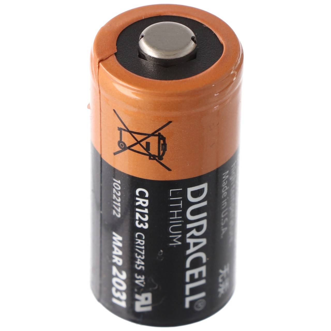 Duracell CR123A Photobatterie CR123 A jusqu'à 1400mAh-2
