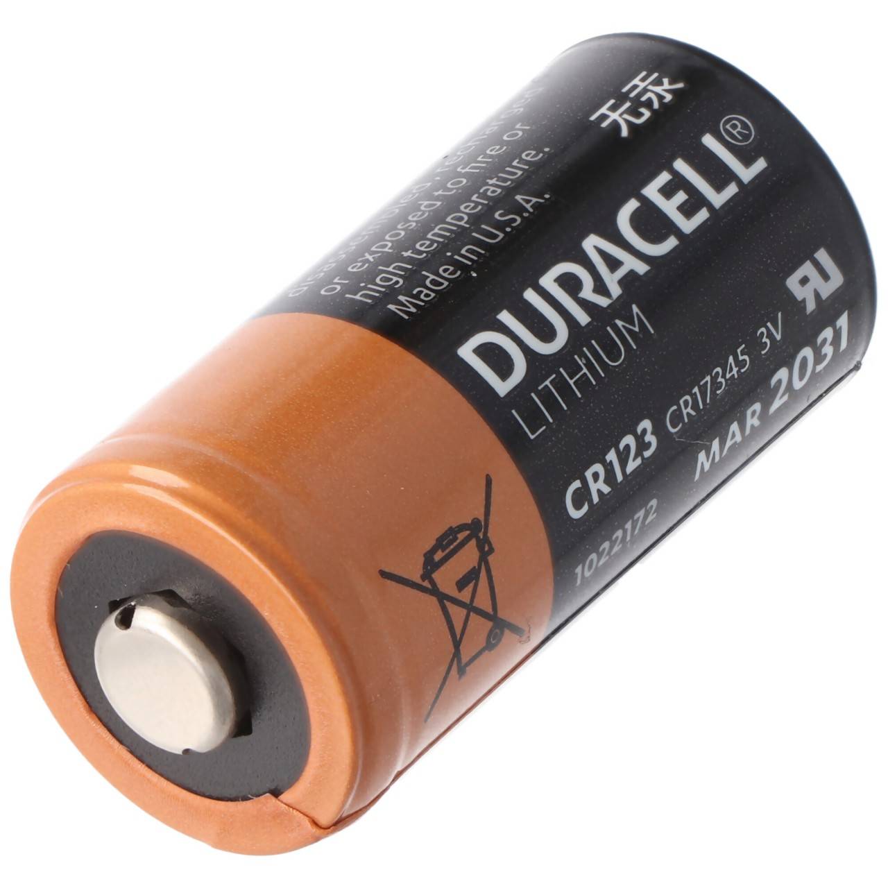Duracell CR123A Photobatterie CR123 A jusqu'à 1400mAh-3