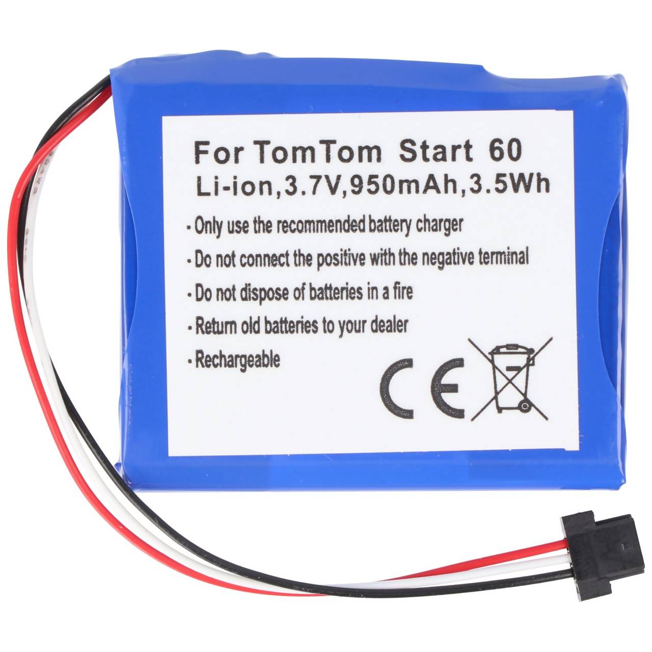 Batterie pour TOMTOM Start 60 Batterie AHA11111003, VFA-2
