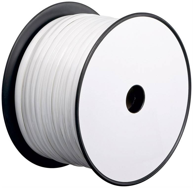 Câble plat téléphonique Goobay 6 conducteurs, rouleau de 100 m, AWG 28, CCA (aluminium cuivré) - conducteur en...-1
