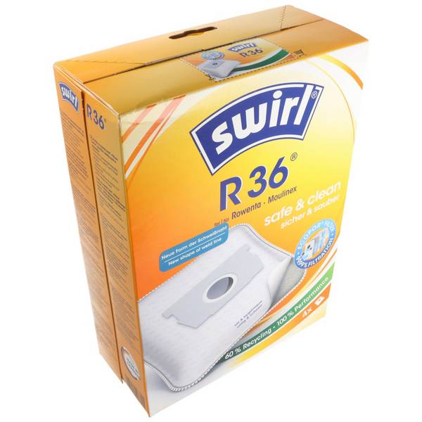 Sac aspirateur Swirl R36 MicroPor Plus pour aspirateurs Rowenta et Moulinex