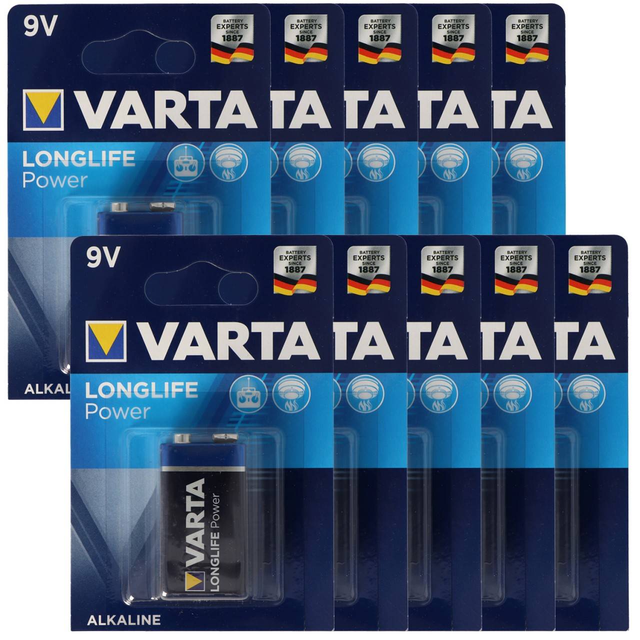 Varta 9V E-Block 4922 High Energy Paquet de 10-2
