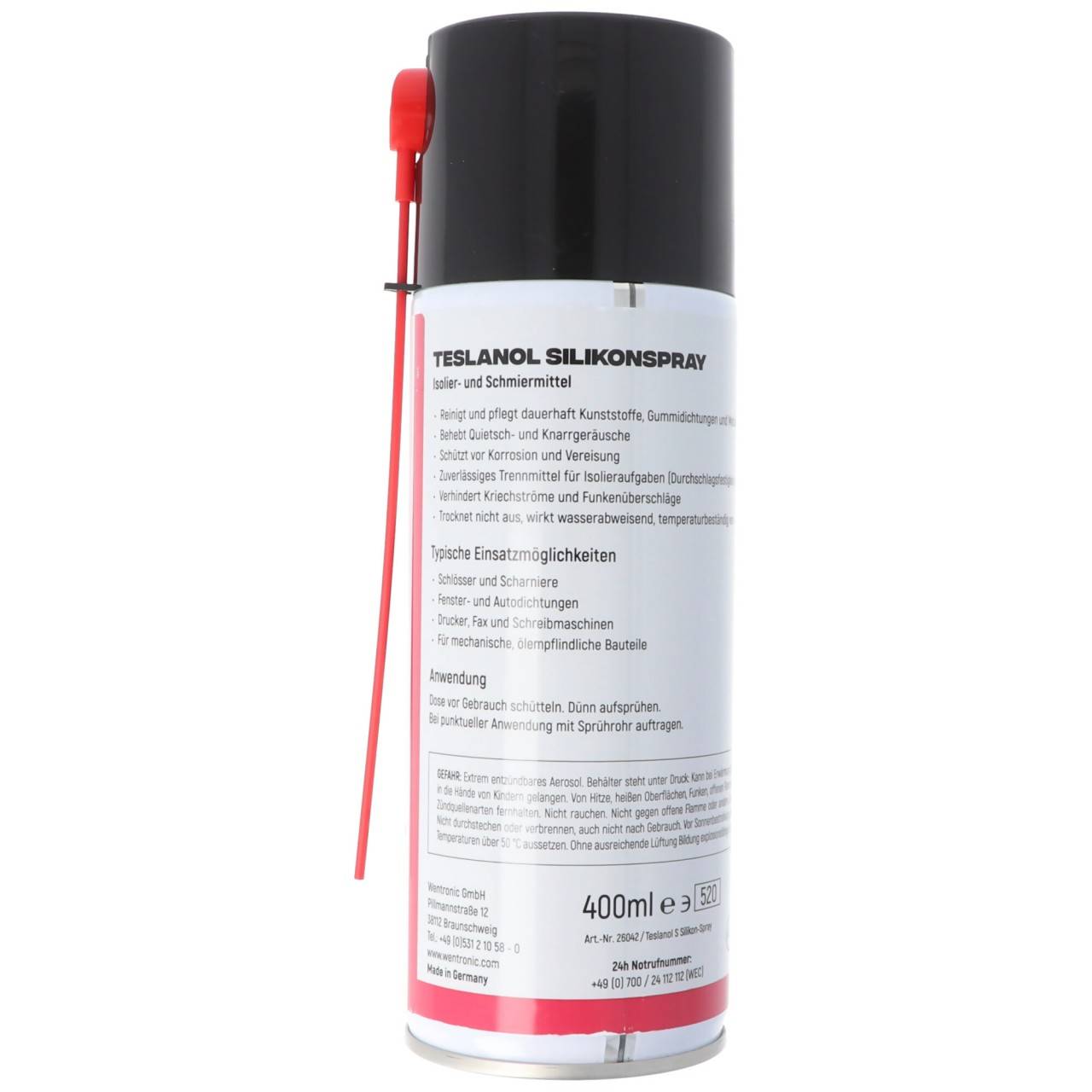 Spray silicone Teslanol - isole - protège - lubrifie 400 ml-3