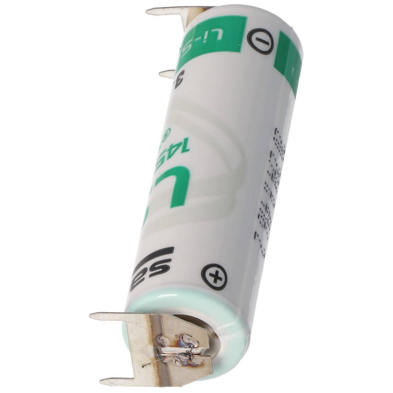 Batterie au lithium Saft LS14500 AA 3,6 volts avec connexion d'impression, LS14500 LiSOCI2 2600mAh double impression...-3